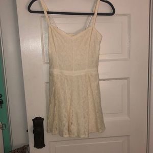White Laced Romper